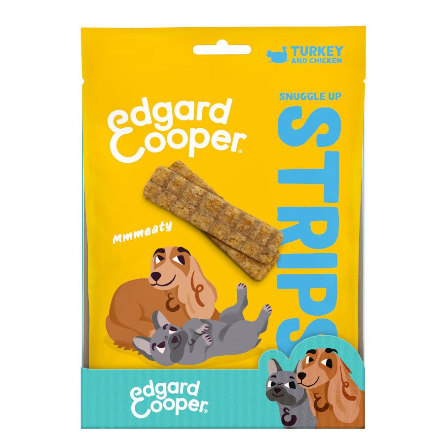 75 g Edgard & Cooper Tiras de Pavo y Pollo snack para perros, , large indicador imagen numero 8